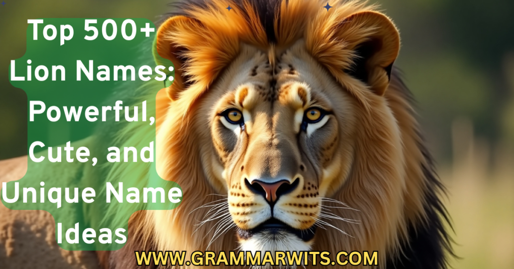 The Fascinating World of Lions