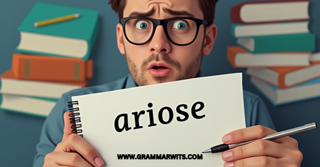 Etymology and Evolution of "Arise" Arised or Arose Correct Past Tense of Arise