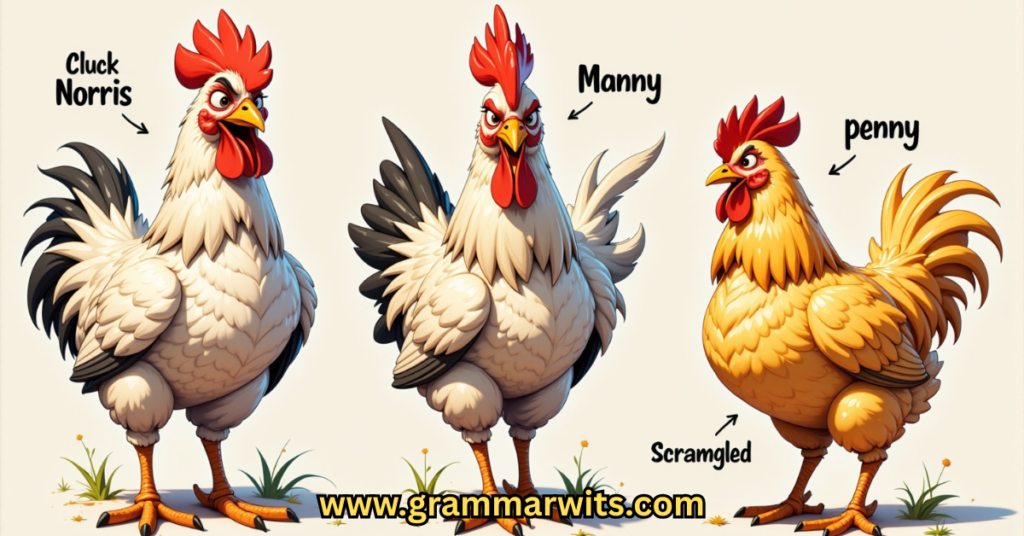 Food-Inspired Chicken Names