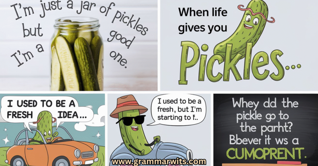 Pucker-Up Pickle Pick-Up Lines