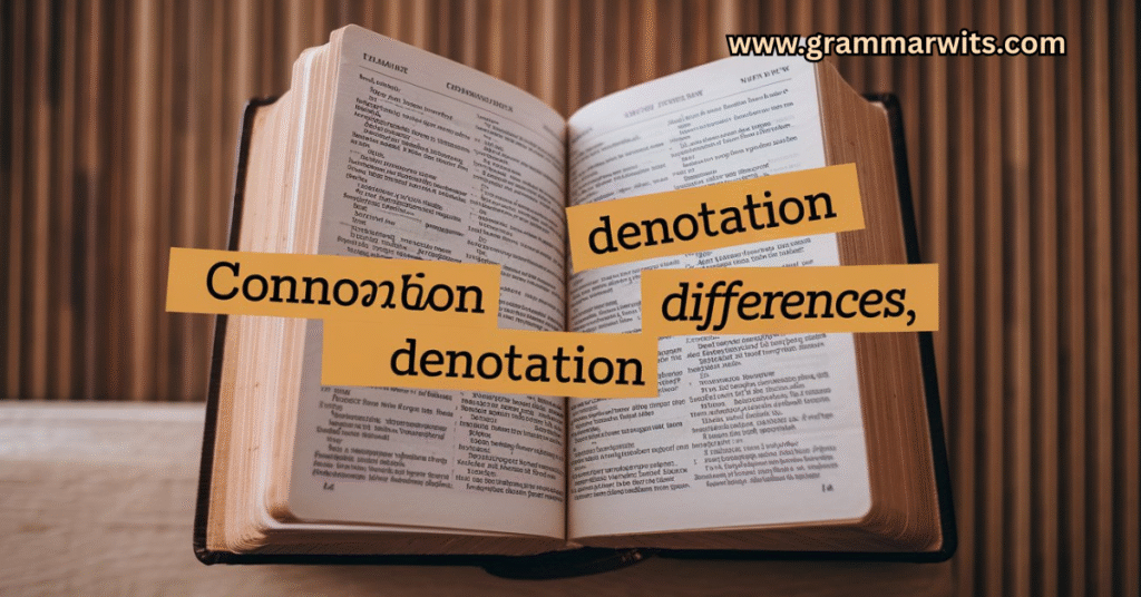The Evolution of Word Meanings
Connotation vs Denotation Definitions