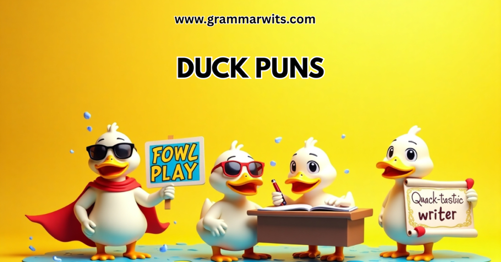 Duck Puns For Kids And Families