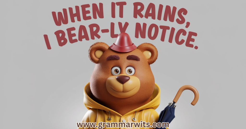 Homonym Bear Puns That You Can Barely Resist