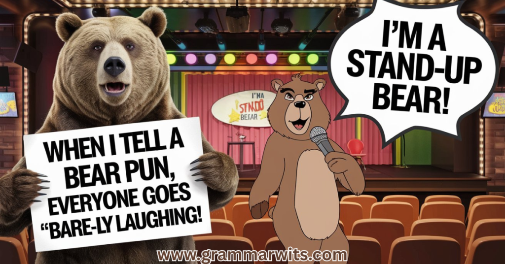 What Makes Bear Puns Special?