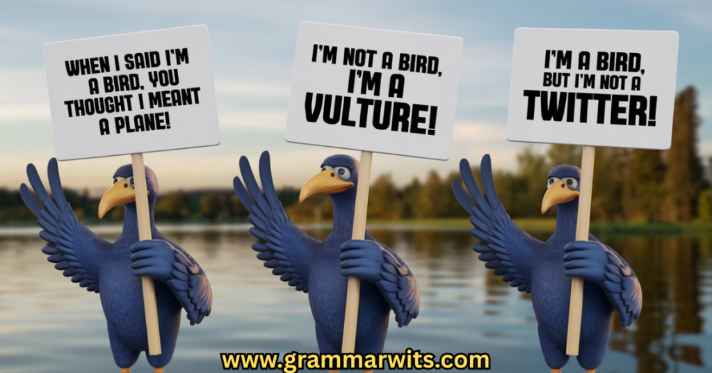What Makes Bird Puns Soar?