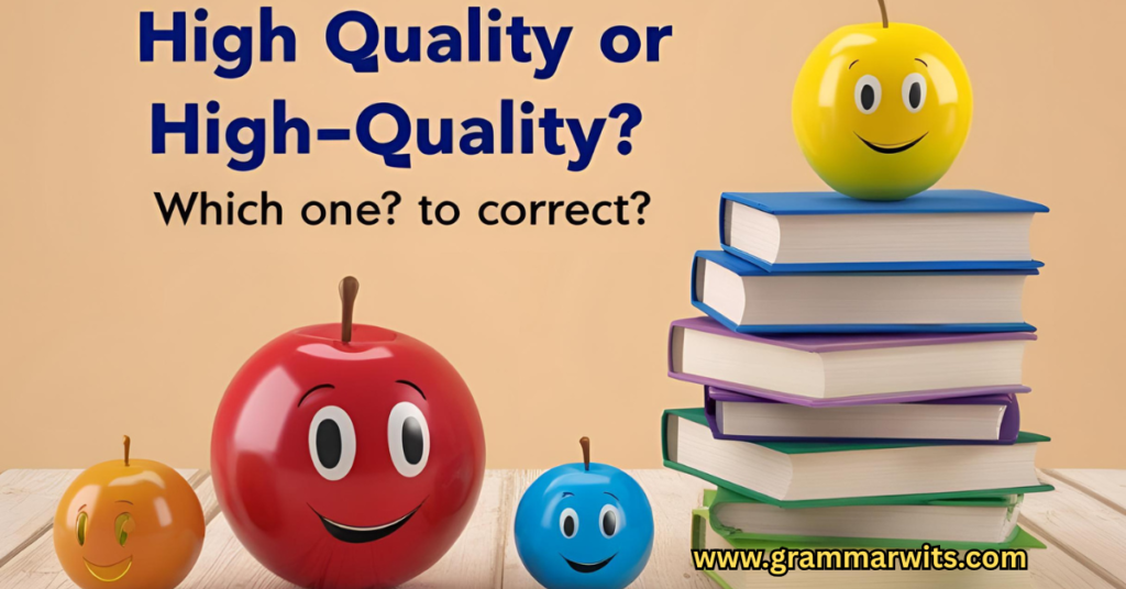 The Core Difference: Position Matters High Quality or High-Quality Correct