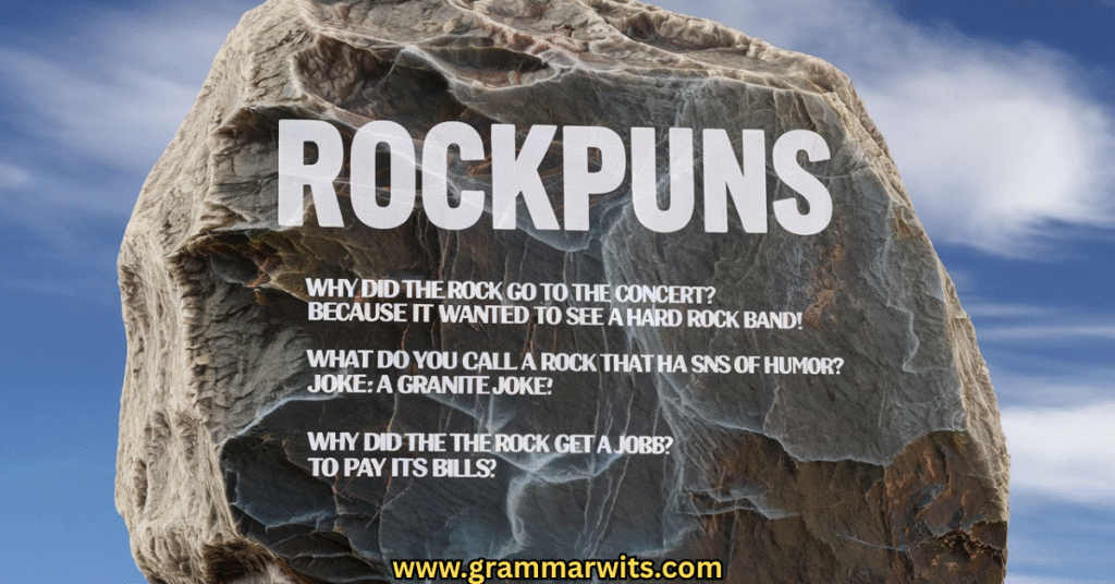 Sediment-al Value: Stone Puns That Build Character