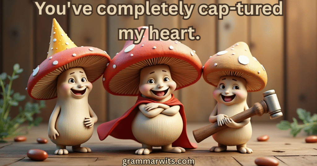 "Truffles and Troubles" – Romantic and Relationship Fungi Puns