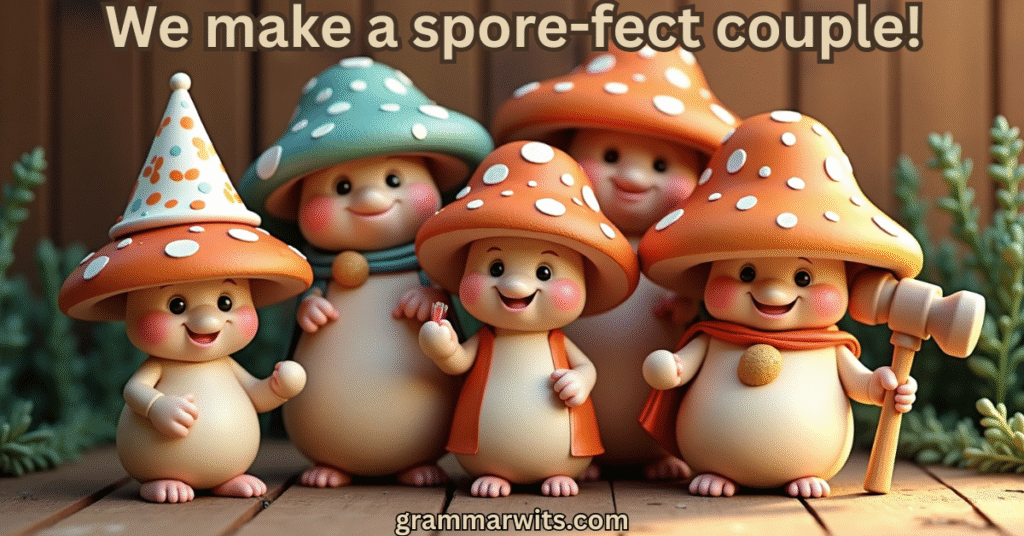"Mushroom for Improvement" Motivational Fungi Puns