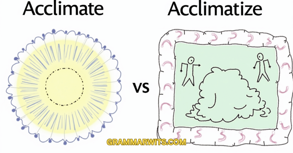 Expert Opinions and Style Guide Recommendations Acclimate vs Acclimatize vs Acclimatise