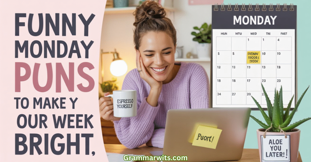 Monday puns Motivation Mashups