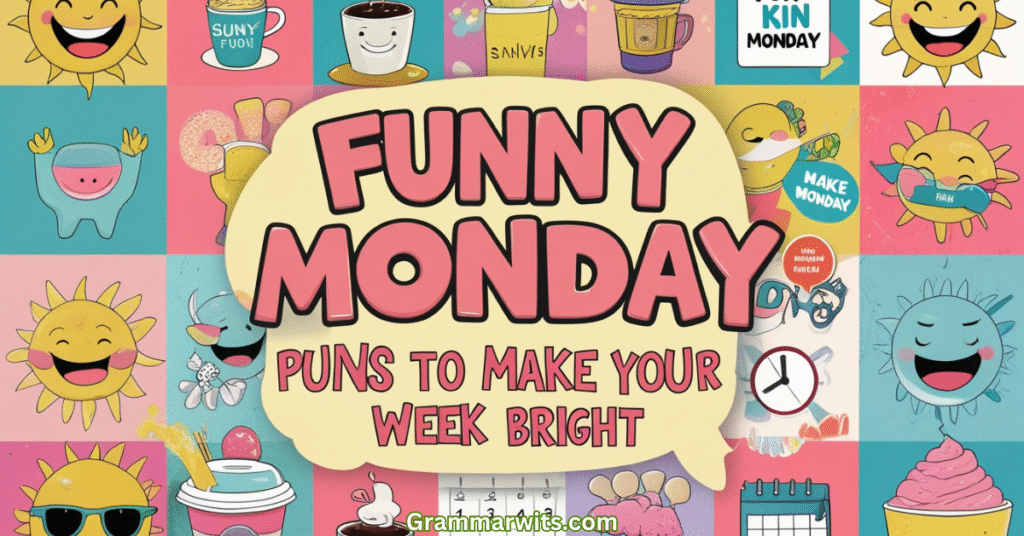 Creating Your Own Monday Puns