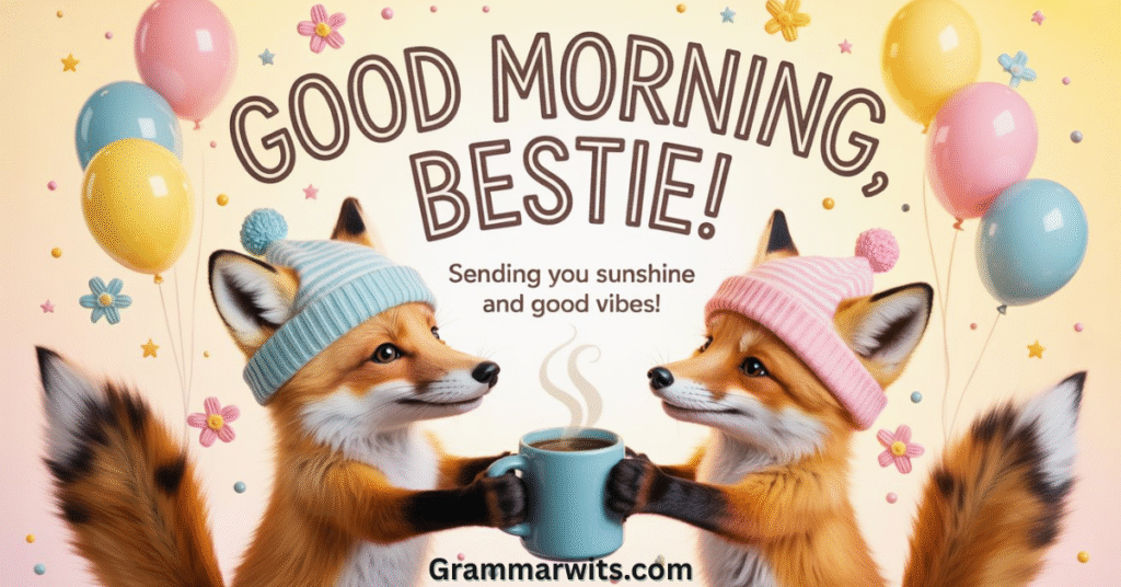 Lightning-Quick Good Morning Texts best friend