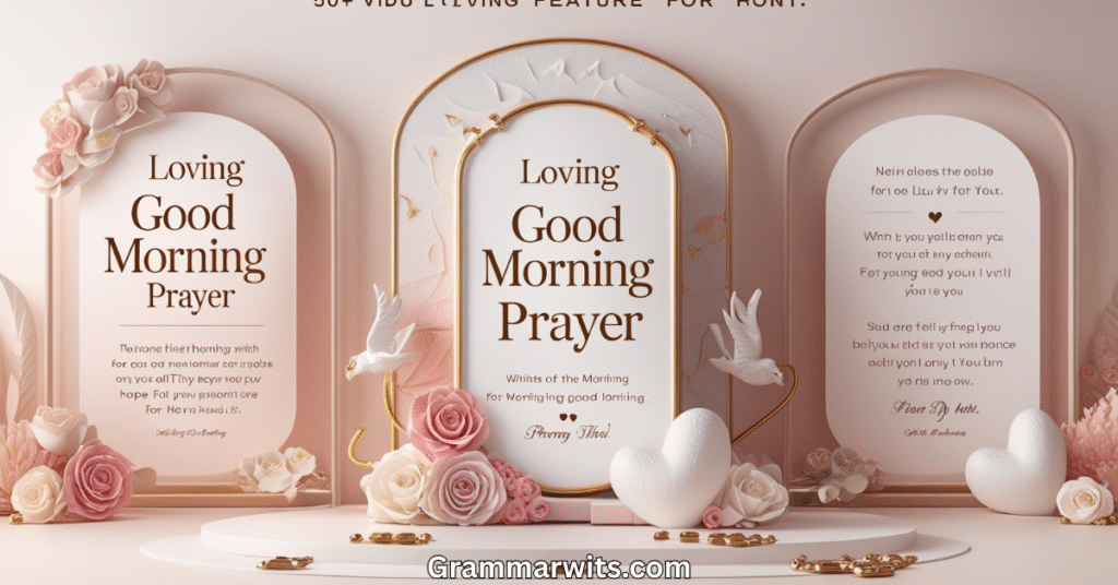 Long-Distance Good Morning Prayers