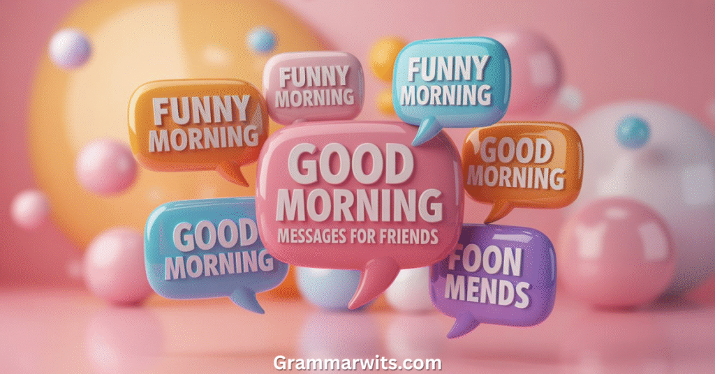 Creative Morning Message Ideas Beyond Text