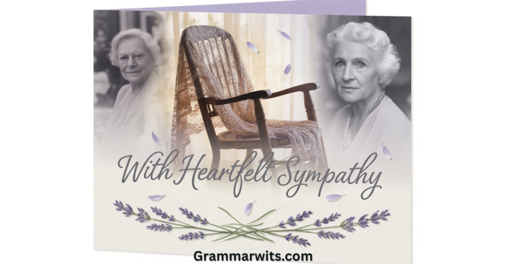 Condolence Messages for Loss of Grandmother