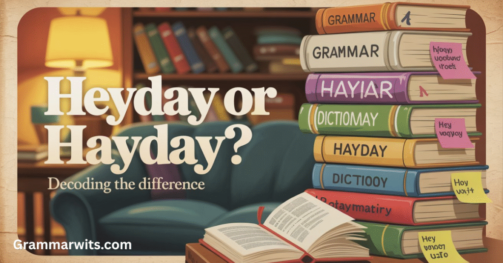 Heyday or Hayday: What’s the Right Word to Use?