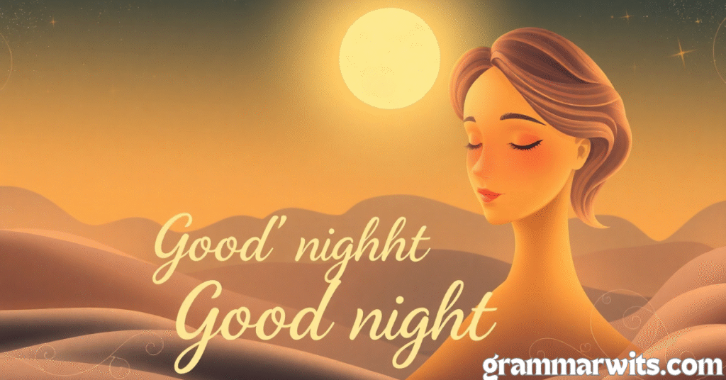 40+ Good Night Messages for a Female Friend