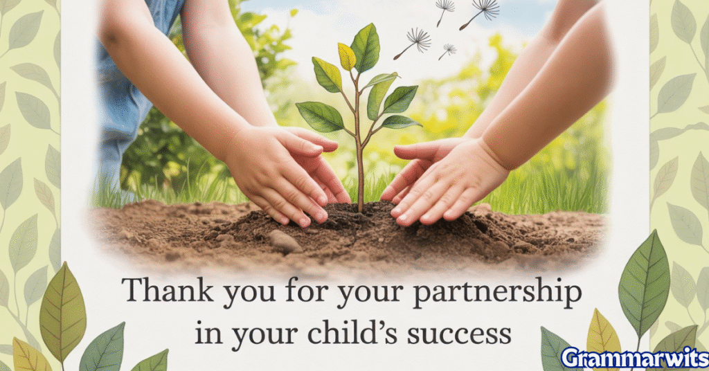 Thank You Notes to Parents From Teacher for Support ✨
teacher gratitude, heartfelt thank you notes, parent-teacher partnership